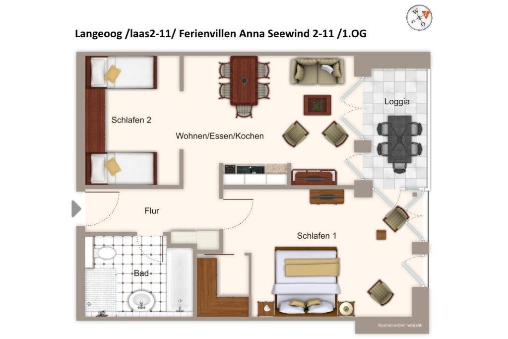 Apartmentvilla Anna See Apartmentvilla Anna See 2-11 Лангеоог Экстерьер фото